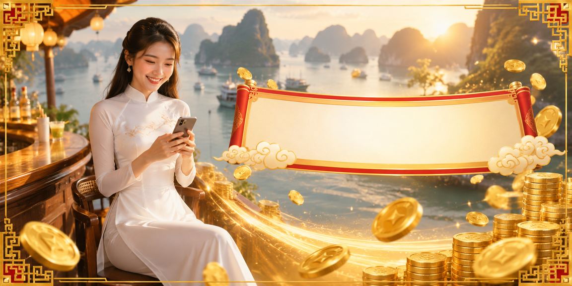 Hình ảnh phong cảnh Hạ Long và trải nghiệm casino trên điện thoại
