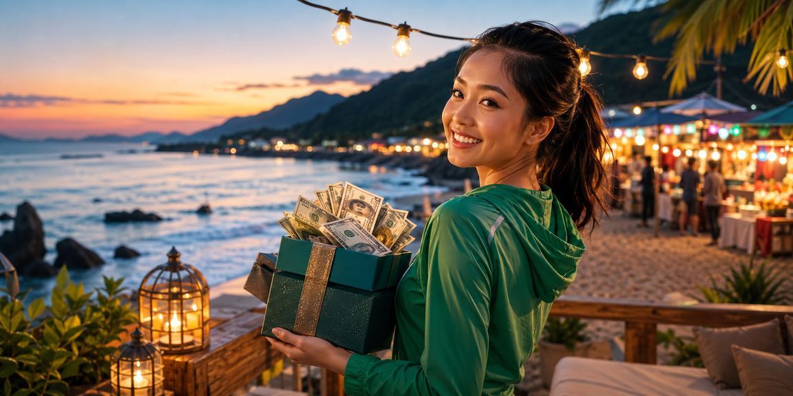 Cảnh thị trường cá cược casino đêm tại Sapa